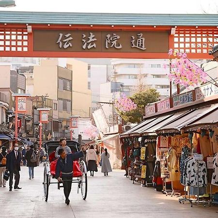 203 Oshiage Sta 3Mins Walk! Wi-Fi Elevator 4Pax Apartment Tokyo Bagian luar foto